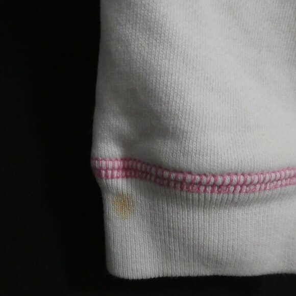 ROOTS 73 | 8.5 inch measured waist | White Sweatpants | Pink Roots Back *stains - Picture 15 of 15
